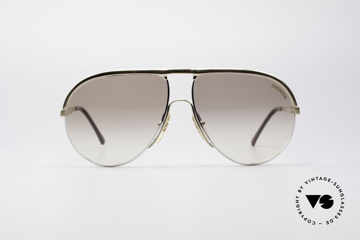 Carrera 5305 Vario Bügel System Brille, brilliante 1980er vintage Carrera Sonnenbrille, Passend für Herren