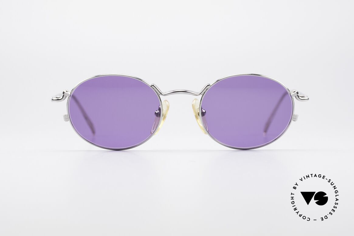 Jean Paul Gaultier 57-2176 Ovale Vintage Sonnenbrille, einzigartige Sonnenbrille von Jean Paul Gaultier, Passend für Herren und Damen