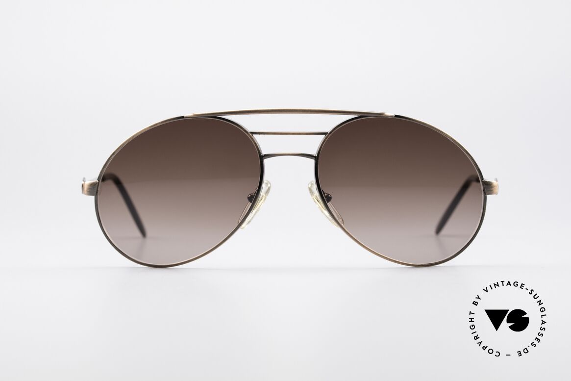 Bugatti 65090 80er Vintage Herrenbrille, Bugatti Brille in grandioser Lackierung (bronze/braun), Passend für Herren