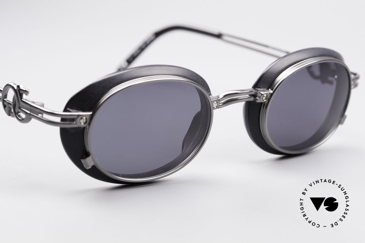 Jean Paul Gaultier 58-5201 Rare Steampunk Brille 90er, seltenes, ungetragenes Modell aus dem Jahre 1997/98, Passend für Herren und Damen