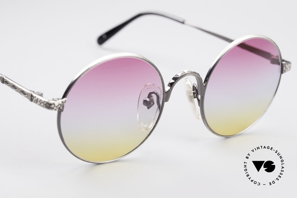 Jean Paul Gaultier 55-9671 Runde Designer Sonnenbrille, KEINE RETRObrille, sondern ein 90er JPG Original!, Passend für Herren und Damen