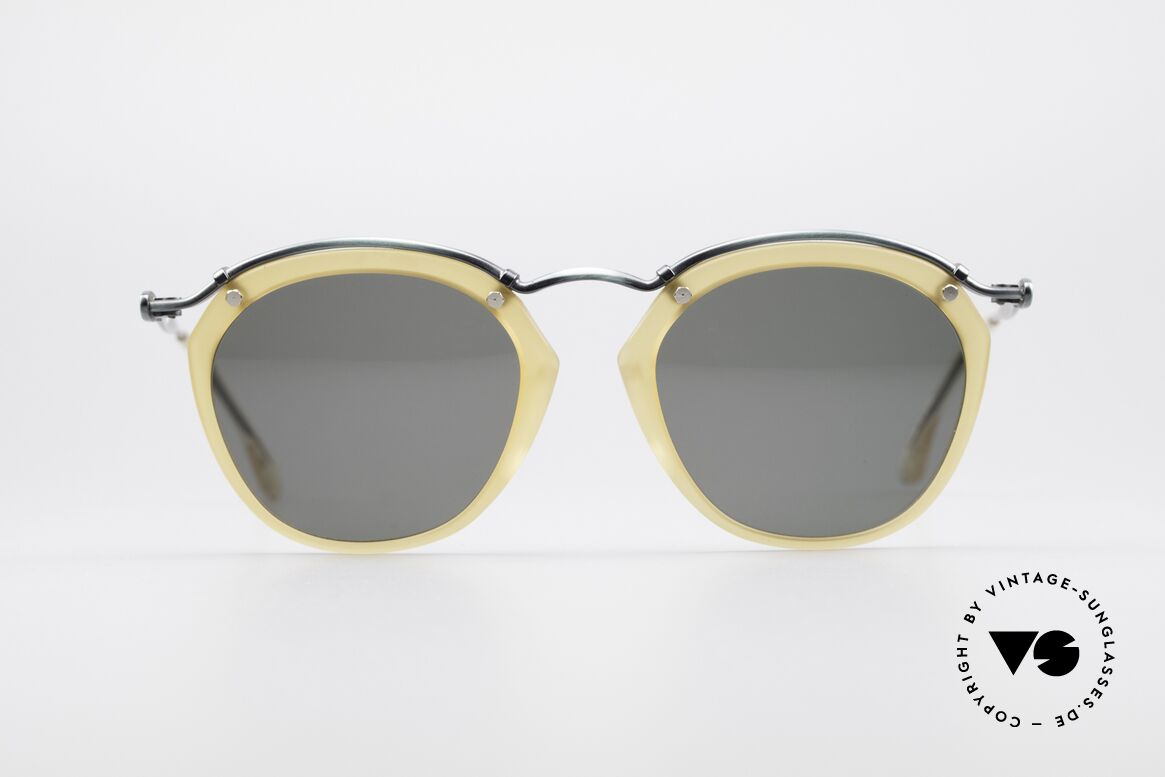 Jean Paul Gaultier 56-1273 Panto Style Sonnenbrille 90er, Gaultiers Interpretation einer Panto-Sonnenbrille, Passend für Herren und Damen