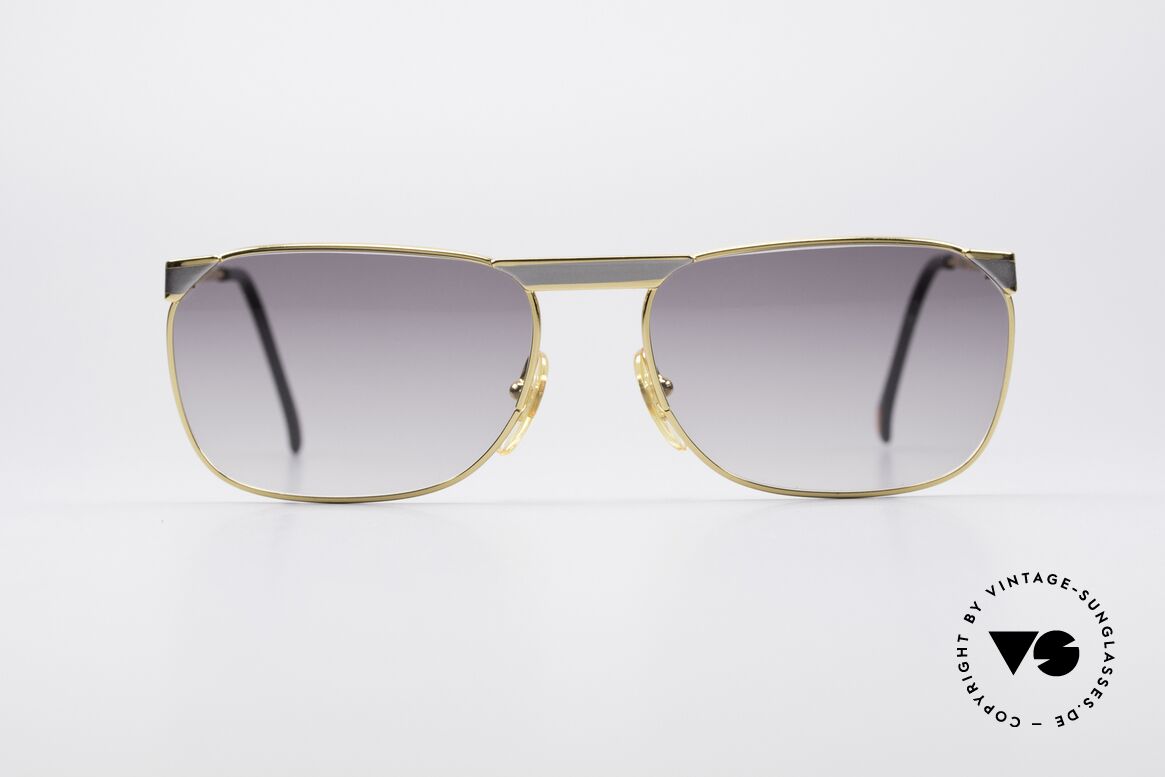 Casanova MC3 24KT Goldplattierte Fassung, italienische 1980er Vintage-Sonnenbrille von Casanova, Passend für Herren