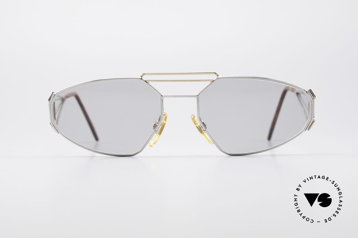 Zollitsch Trapez Geometrische Designerbrille, außergewöhnliche vintage Sonnenbrille von Zollitsch, Passend für Herren