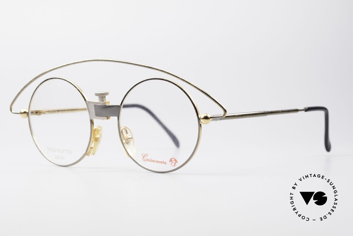 Casanova MTC 3 Limitierte Kunstbrille 90er, begehrtes SAMMLERSTÜCK in sehr kleiner Auflage, Passend für Herren und Damen