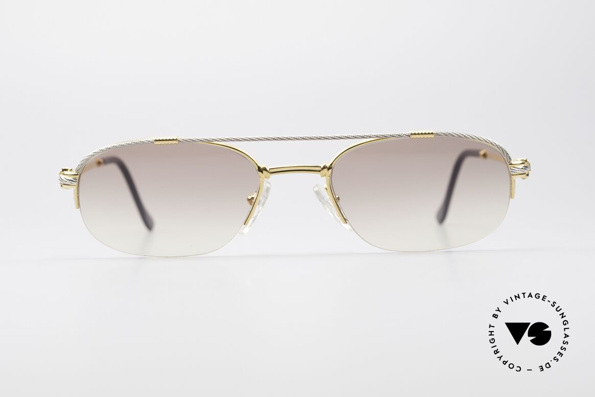 Fred Caravelle Maritime Luxus Sonnenbrille, einmalige Designerbrille von Fred, Paris aus den 80ern, Passend für Herren