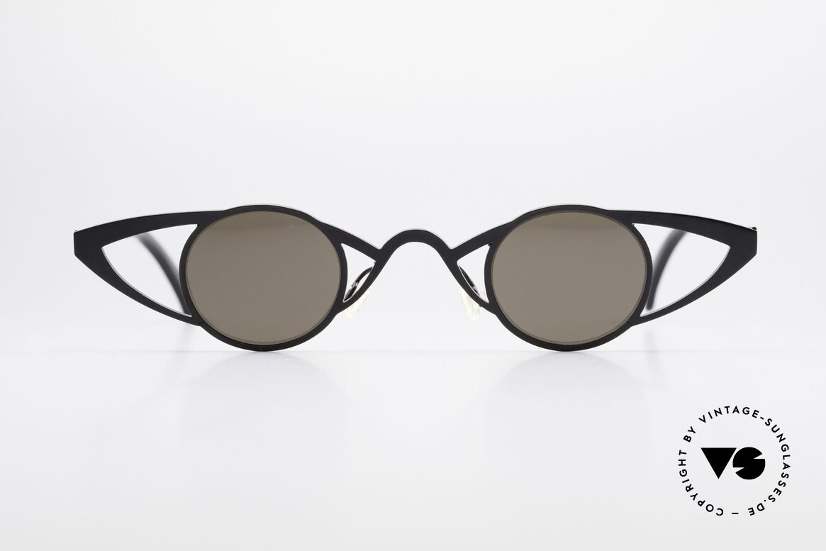 Theo Belgium Saturnus Runde Designer Sonnenbrille, Theo Belgium: die eigenwilligste Brillenmarke, weltweit, Passend für Damen