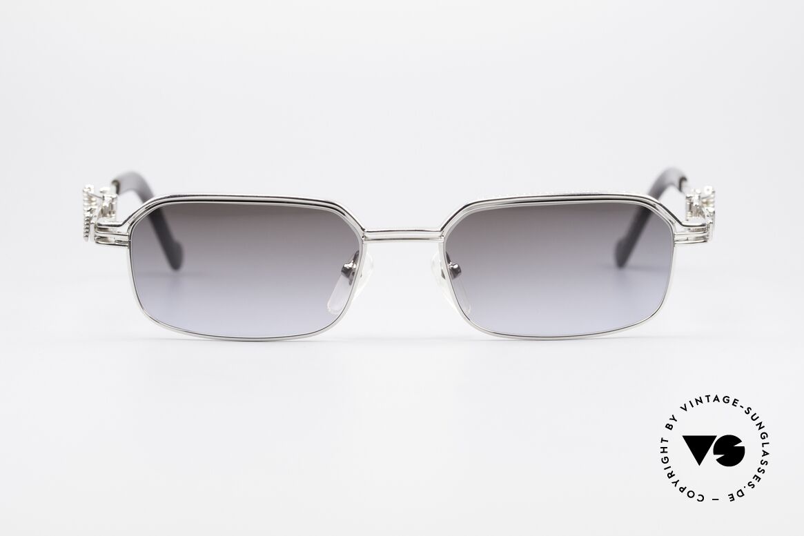 Jean Paul Gaultier 56-0002 Brille mit Gürtelschnalle, vintage Jean Paul GAULTIER Sonnenbrille von 1996/97, Passend für Herren