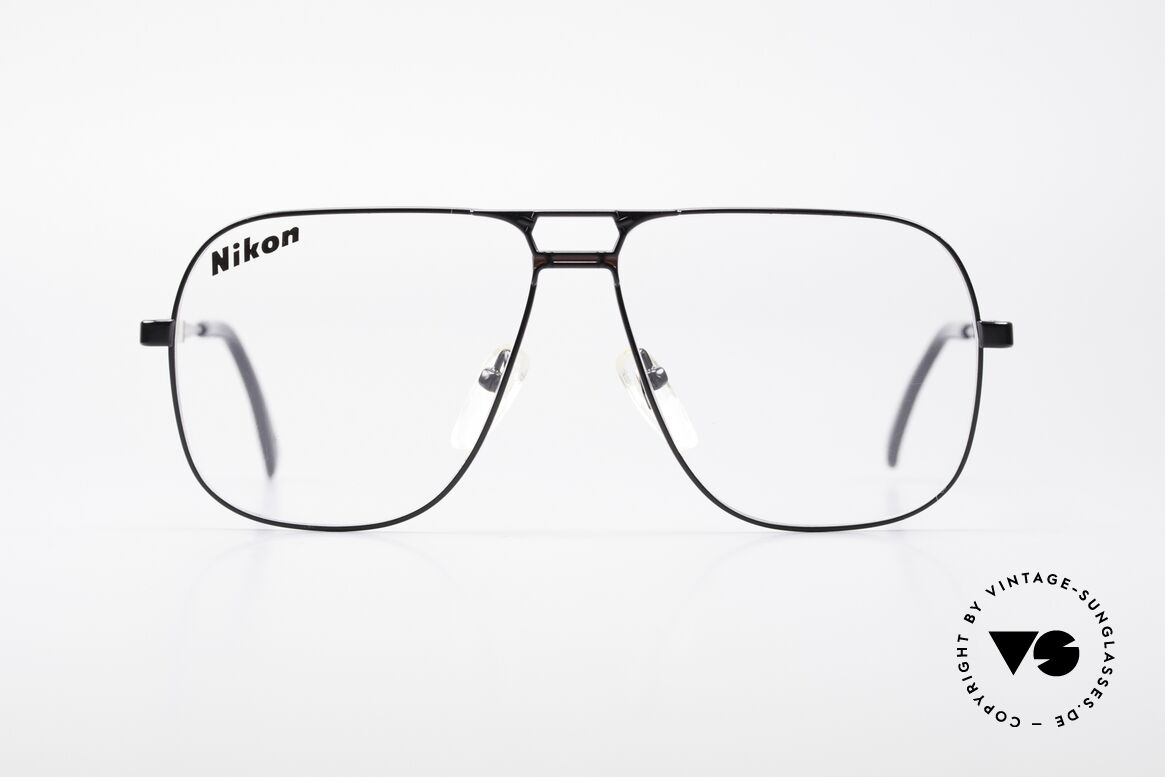 Nikon NK4520 XXL 80er Herren Vintage Brille, klassische 80er Jahre vintage Brillenfassung von Nikon, Passend für Herren