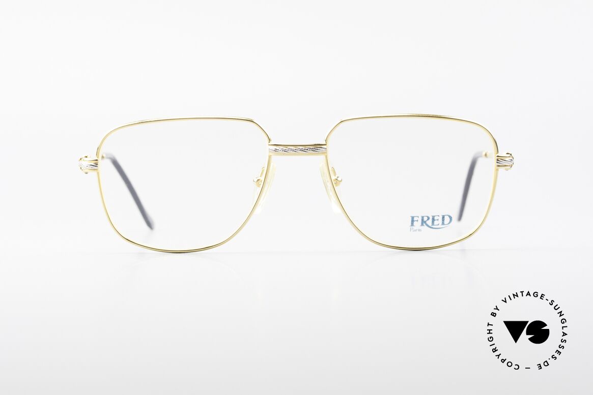 Fred Zephir - M Luxus Segler Brille Herren, marines Design (charakteristisch Fred) in Top-Qualität, Passend für Herren