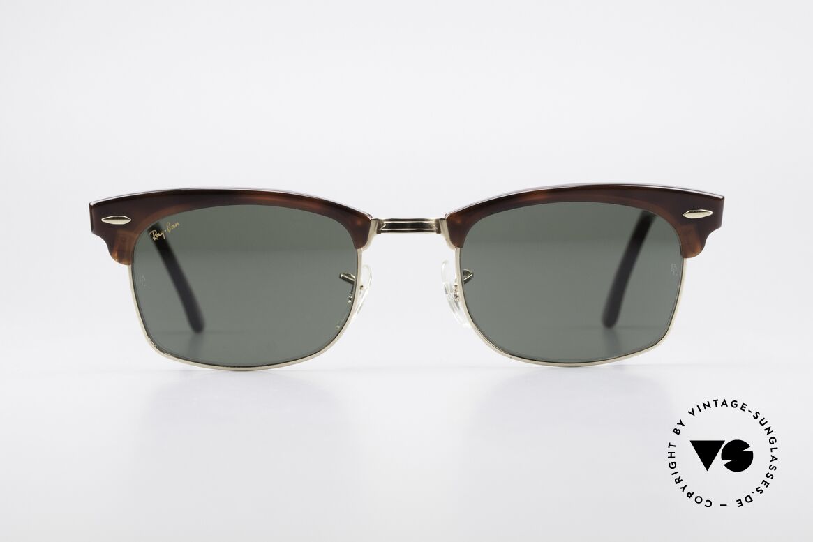 Ray Ban Clubmaster Square 80er Bausch & Lomb Original, original 80er Jahre Sonnenbrille von RAY-BAN, USA, Passend für Herren