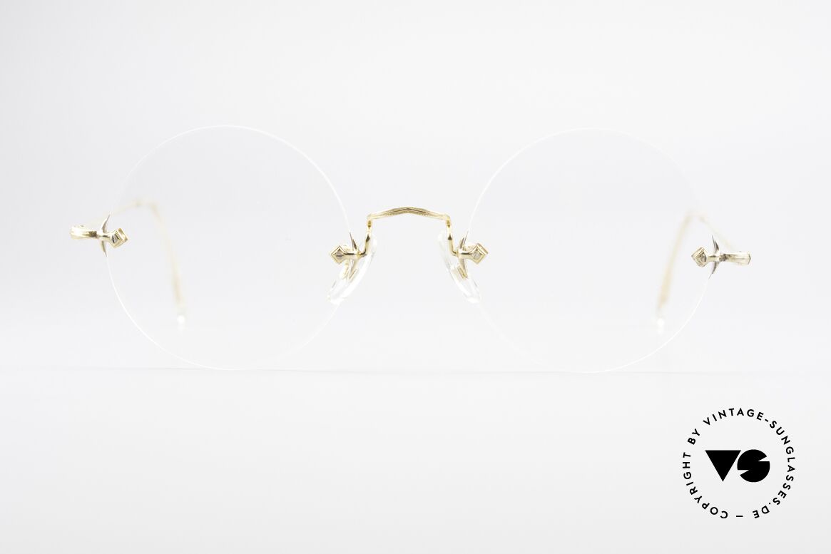 Algha Diaflex Randlose 14k Gold Filled Brille, DIAFLEX: absolute Klassiker von Algha, UK Optical, Passend für Herren