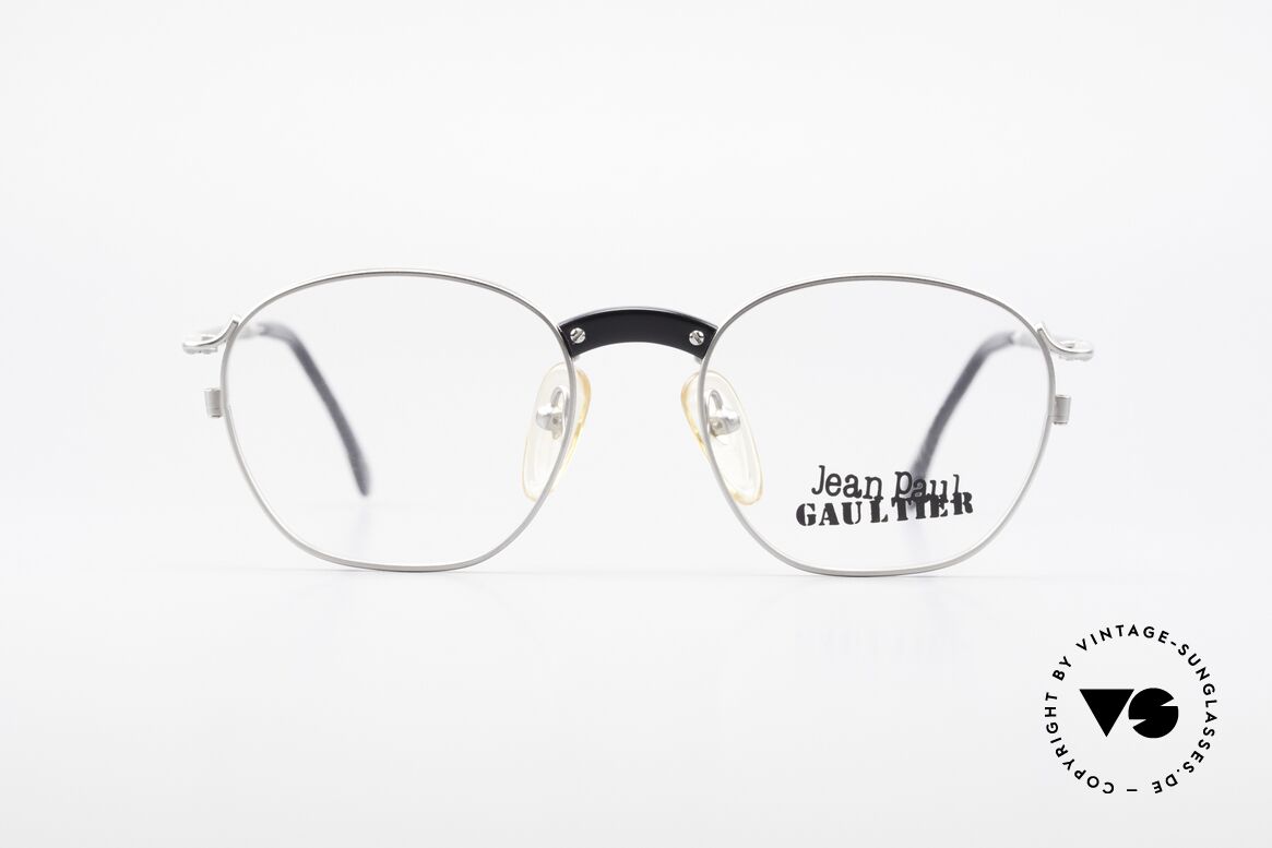 Jean Paul Gaultier 55-1271 Rare Alte Vintage Brille JPG, sehr leichter Rahmen & entsprechend hoher Komfort, Passend für Herren und Damen