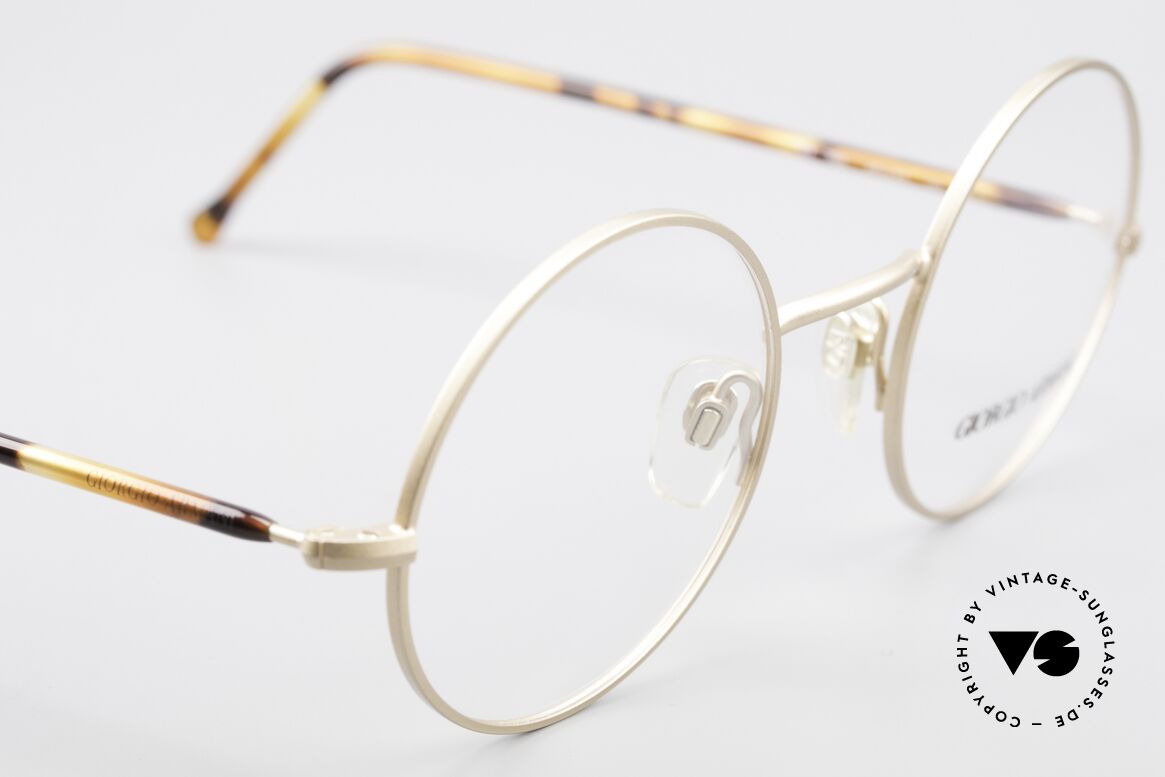 Giorgio Armani 117 80er Brille Zeitlos Rund, keine aktuelle Kollektion, sondern echte 80er Ware!, Passend für Herren und Damen