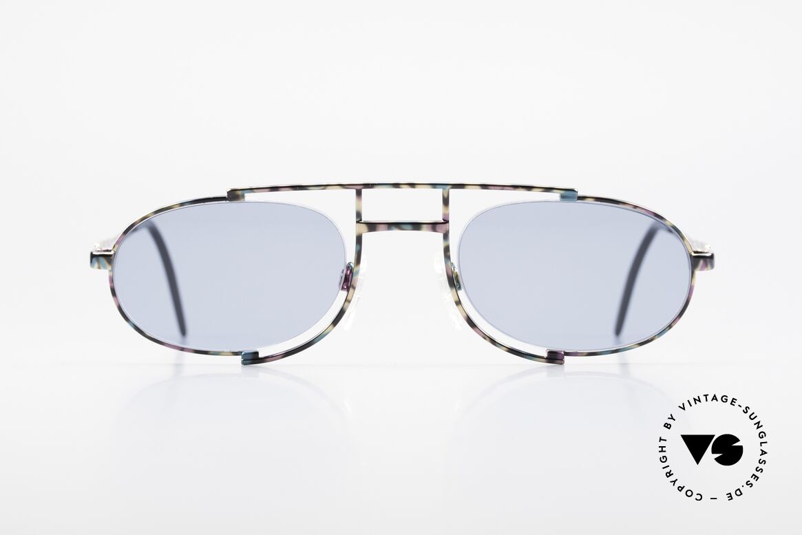 Cazal 753 Designer Sonnenbrille Oval, ovale VINTAGE Sonnenbrille von CAZAL von 1992, Passend für Herren