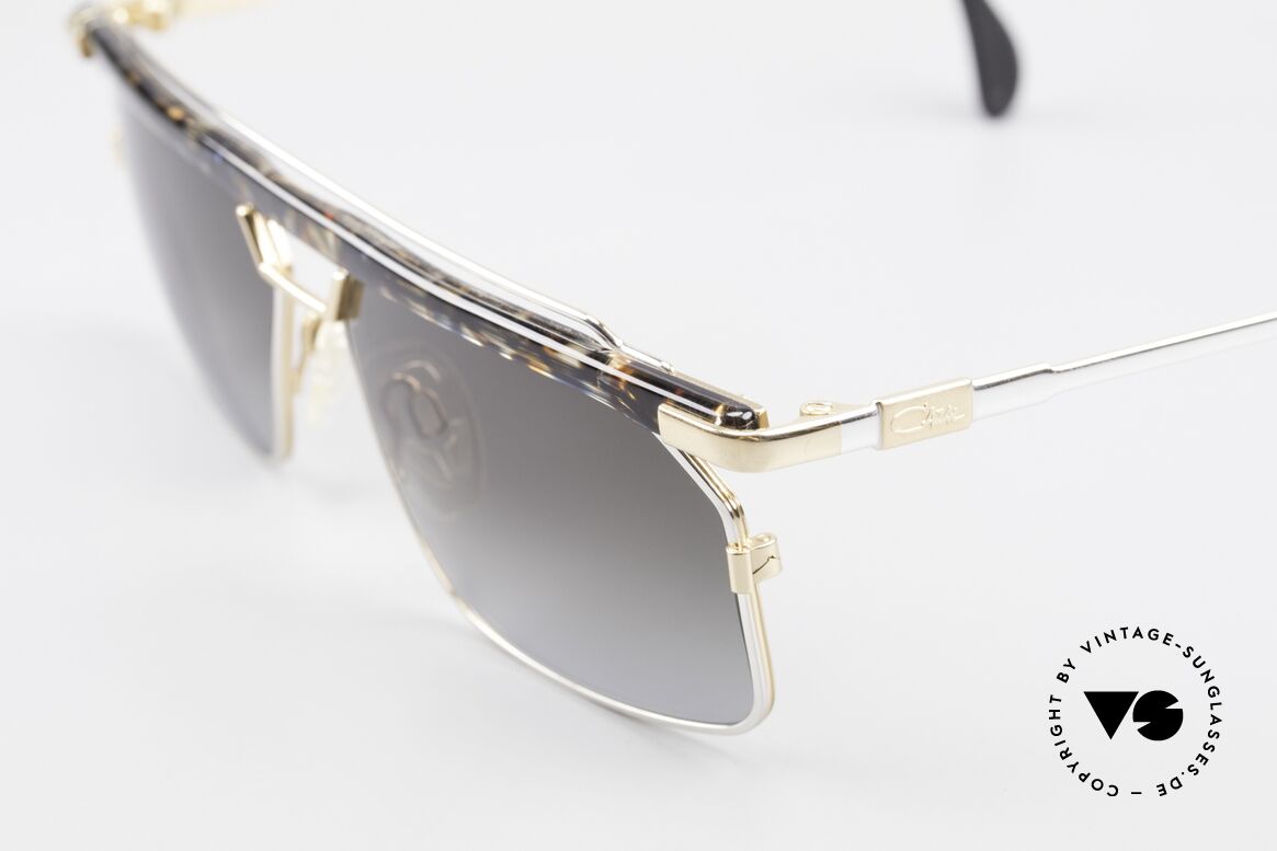 Cazal 752 Rare 90er Vintage Sonnenbrille, tolle Metallarbeiten und außergewöhnlicher Look, Passend für Herren