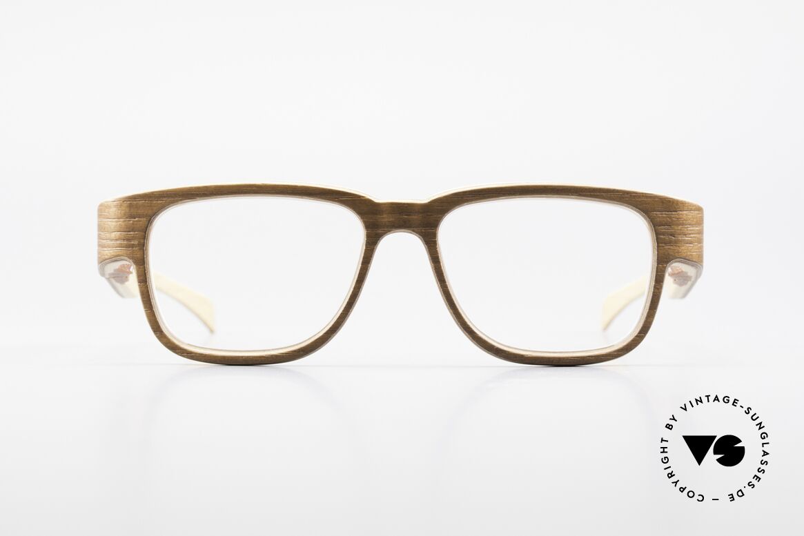 Rolf Spectacles Jupiter 54 XL Brille Komplett aus Holz, Echte Holzbrille von Rolf Spectacles, DAS ORIGINAL!, Passend für Herren