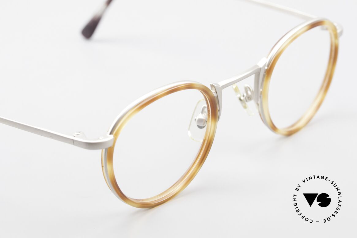 Freudenhaus Bido Runde 90er Designer Brille, KEINE Retromode, ein kostbares 90er Jahre Original!, Passend für Herren und Damen
