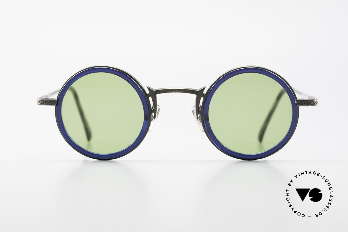 Freudenhaus Domo Runde Designer Sonnenbrille, vintage Sonnenbrille von FREUDENHAUS, München, Passend für Herren