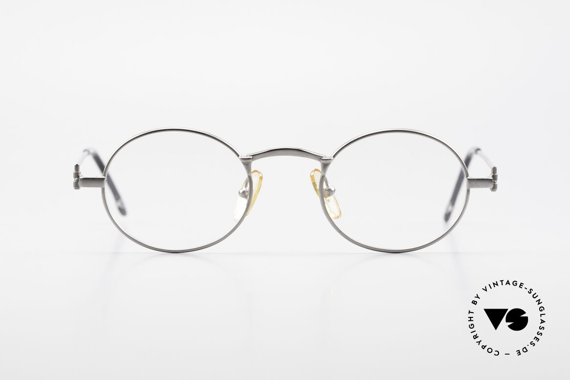 W Proksch's M31/11 Ovale Brille 90er Avantgarde, Proksch's vintage Titanium-Brillenfassung von 1993, Passend für Herren