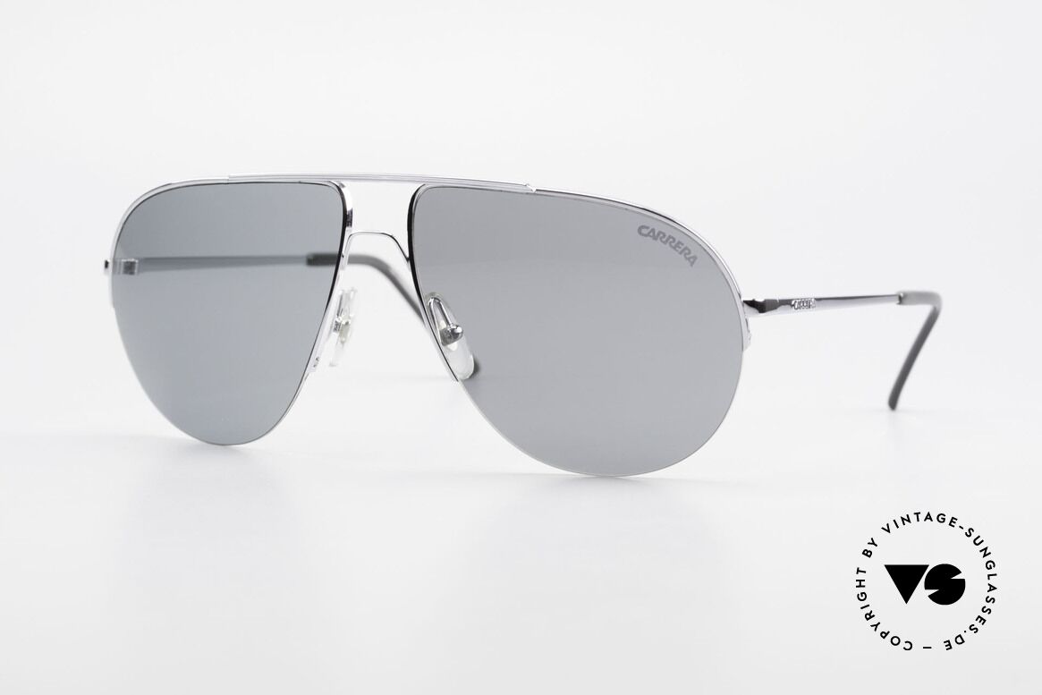 Carrera 5589 80er Aviator Sonnenbrille L, hochwertige Carrera 80er J. Designersonnenbrille, Passend für Herren