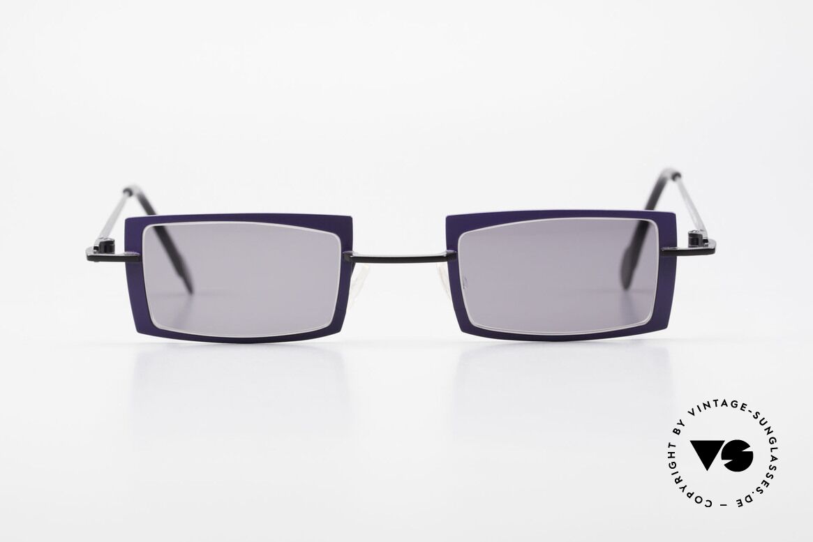 Theo Belgium Arbour Knot Designer Sonnenbrille Violett, Theo Belgium: die eigenwilligste Brillenmarke, weltweit, Passend für Herren und Damen