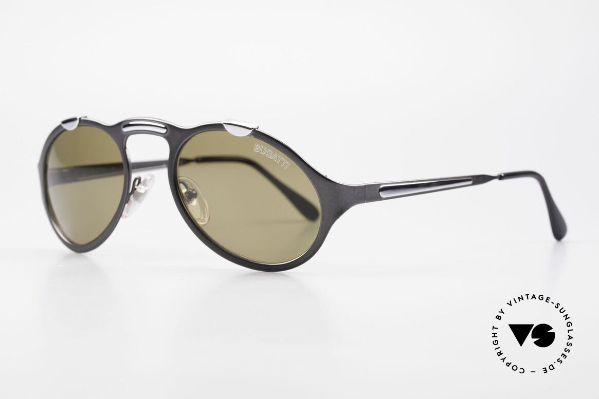 Bugatti 13152 Limited Luxus Vintage Sonnenbrille, Mitte der 90er J. in Frankreich produziert; Top-Qualität, Passend für Herren