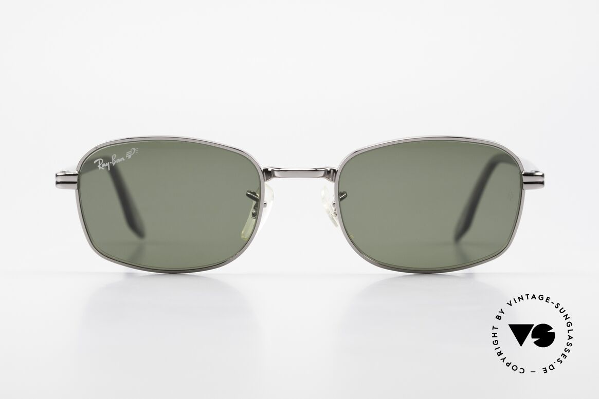 Ray Ban Sidestreet Crosswalk Square Polarisierende Brille, alte Ray-Ban 'SideStreet-Series' Sonnenbrille von 1999, Passend für Herren