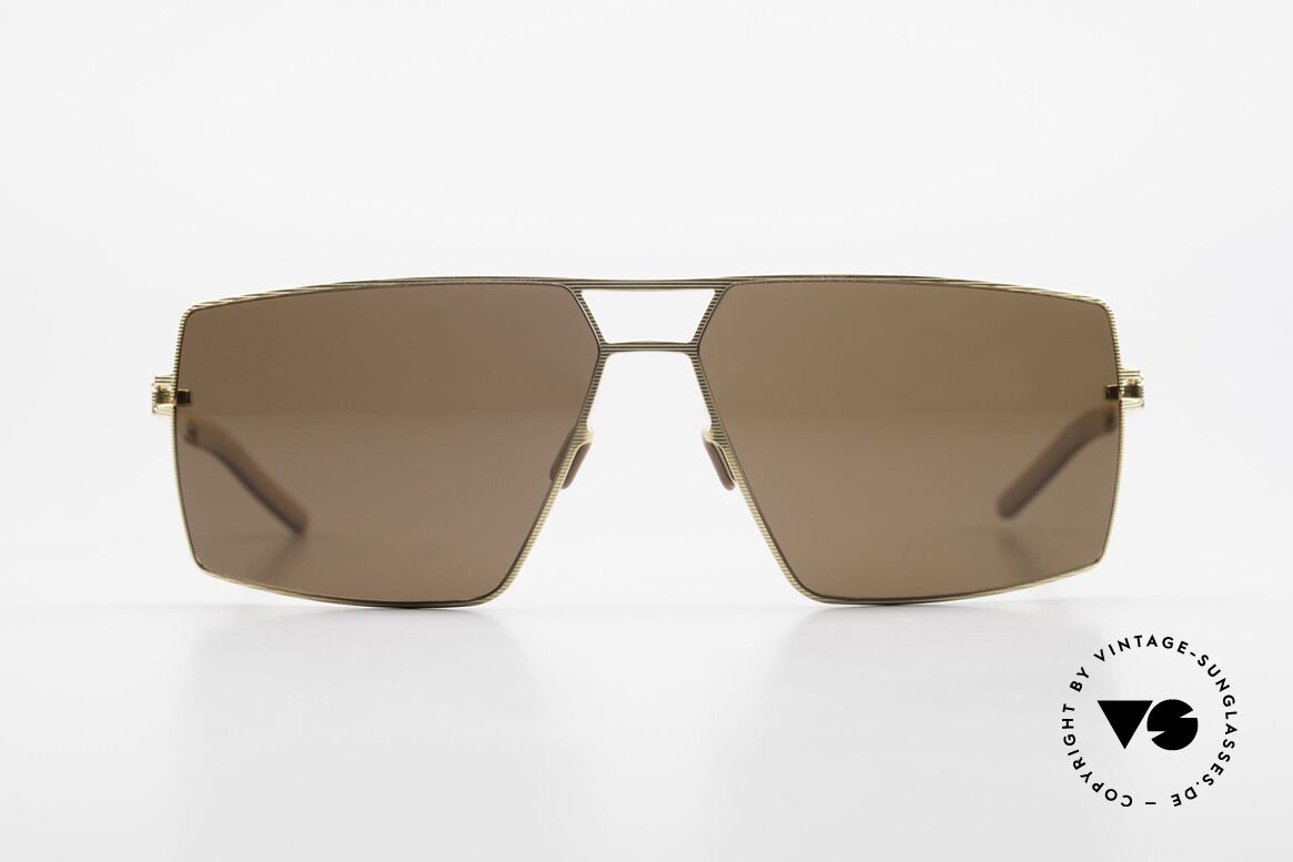 Mykita Viktor Eckige Designer Sonnenbrille, original VINTAGE Mykita Herren-Sonnenbrille von 2006, Passend für Herren