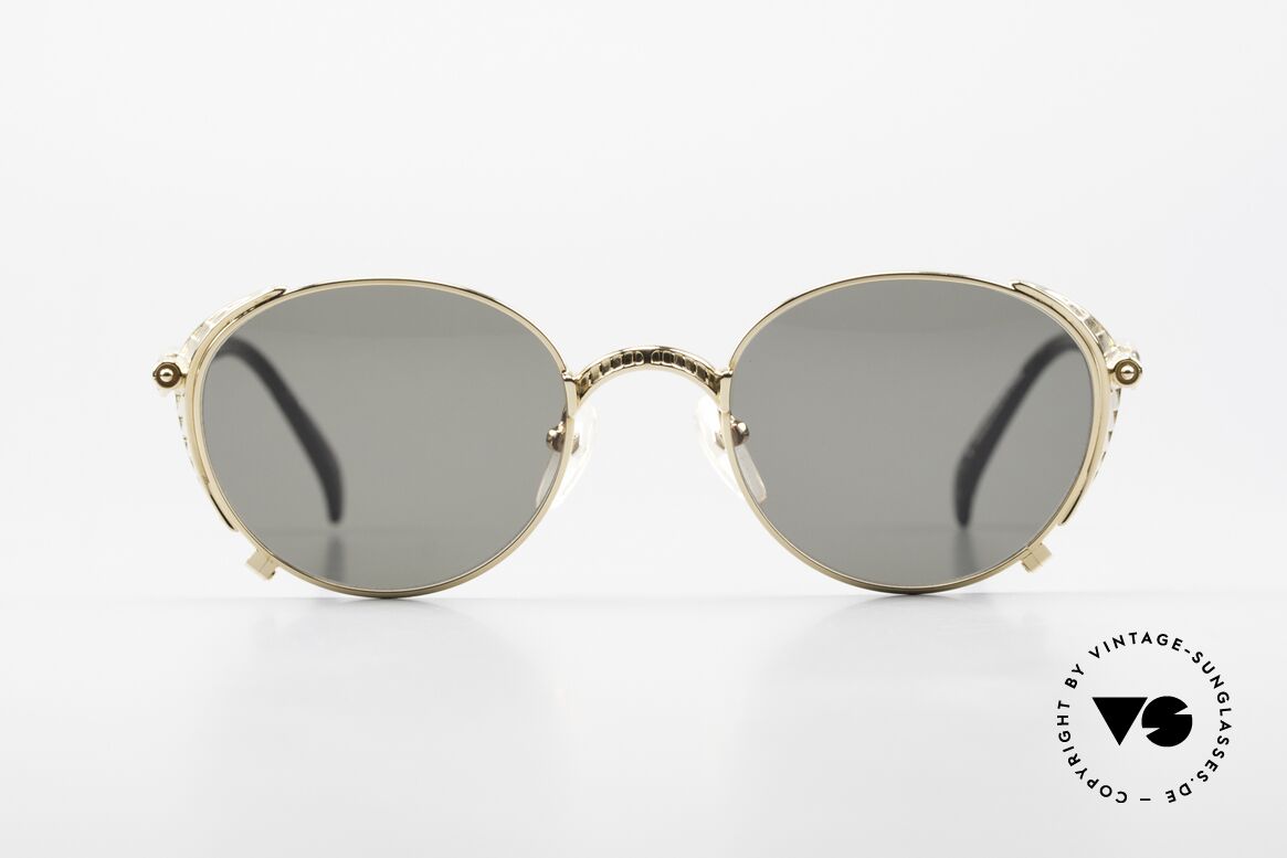 Jean Paul Gaultier 56-4174 Steampunk Sonnenbrille 90er, einzigartige Sonnenbrille von Jean Paul Gaultier, Passend für Herren und Damen