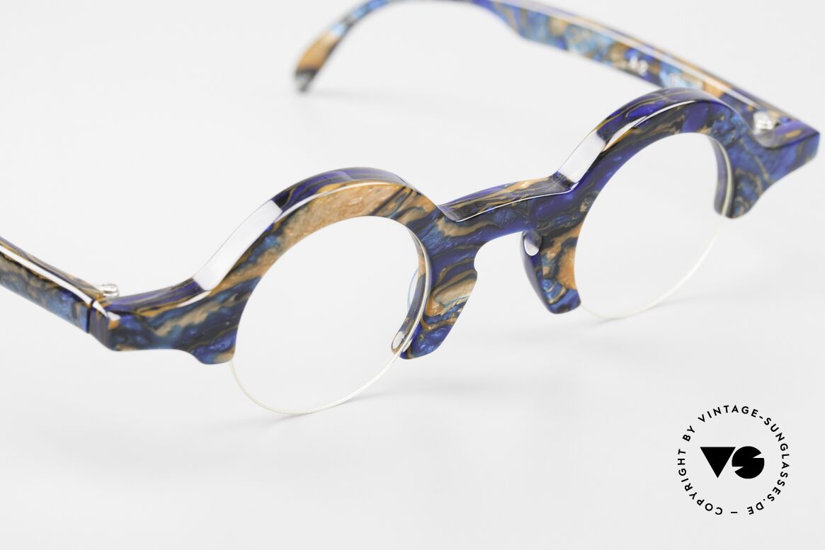 Proksch's A2 Runde 90er Brille Futuristisch, KEIN aktuelles Retro Design, sondern echt 90er, Passend für Herren und Damen
