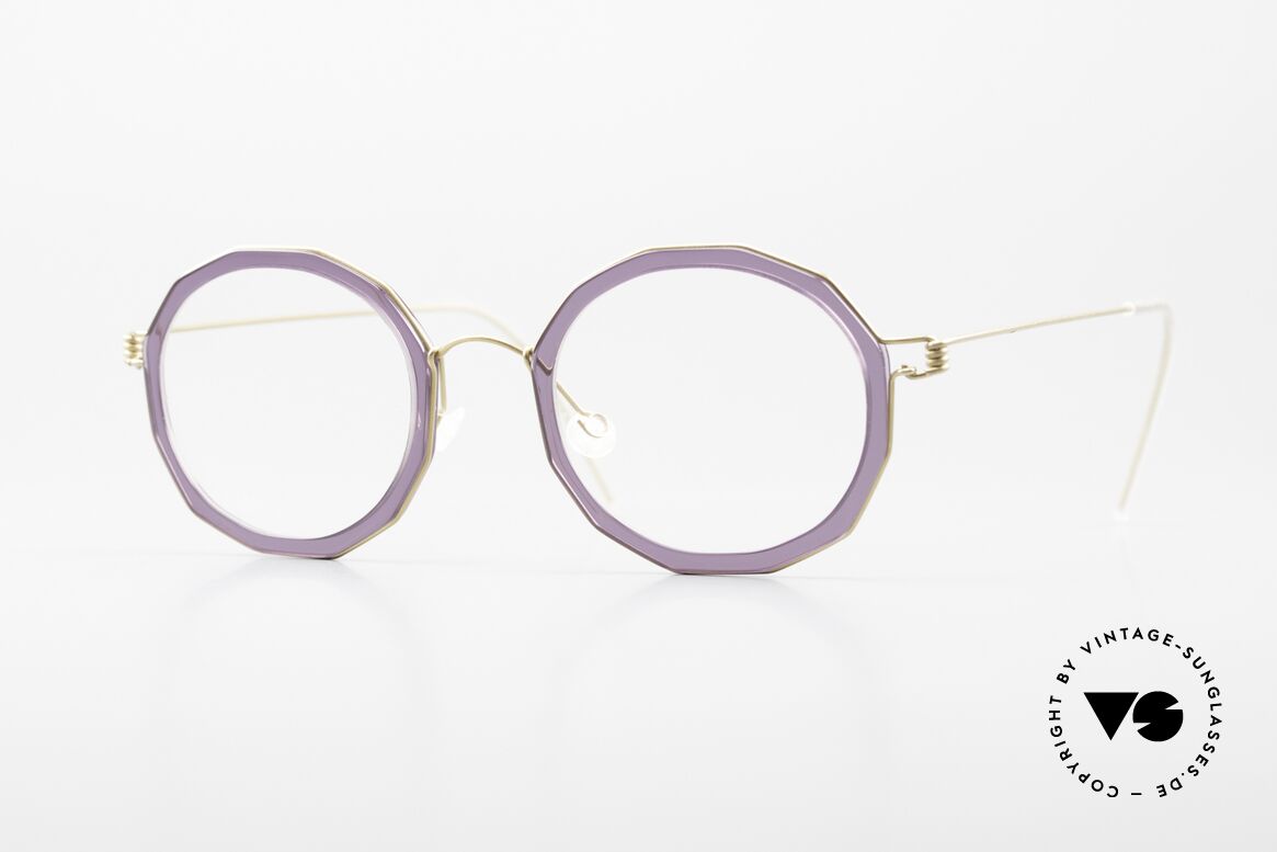 Lindberg Mette Air Titan Rim Edle Designerbrille für Damen, edle Lindberg Designerbrille der Air Titanium Rim Serie, Passend für Damen