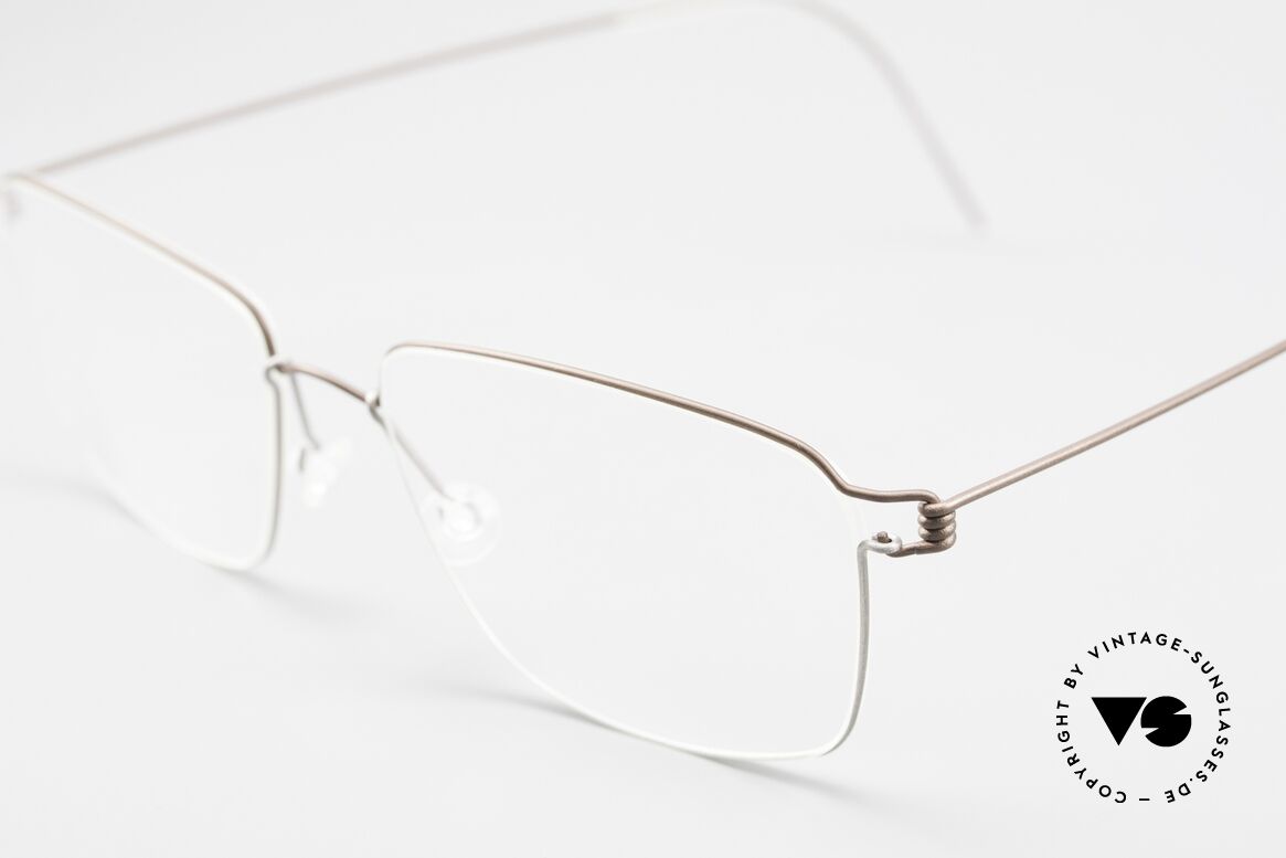 Lindberg Nicholas Air Titan Rim High-End Titanium Brille, extrem stabile Fassung, flexibel & elastisch, und nur 3g, Passend für Herren