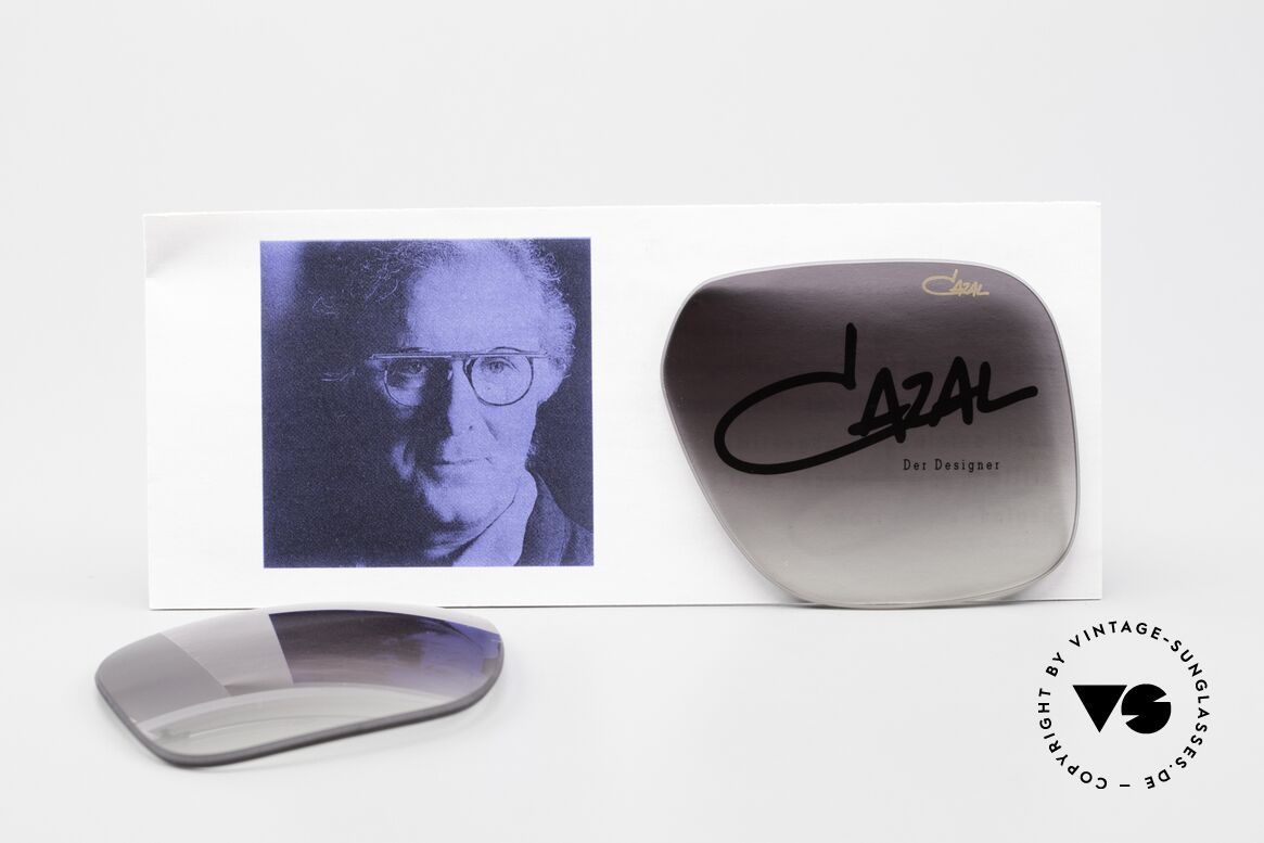 Cazal 616 Lens Sonnengläser Mit Cari Flyer, Gläser in grau-Verlauf mit goldenem CAZAL LOGO, Passend für Herren