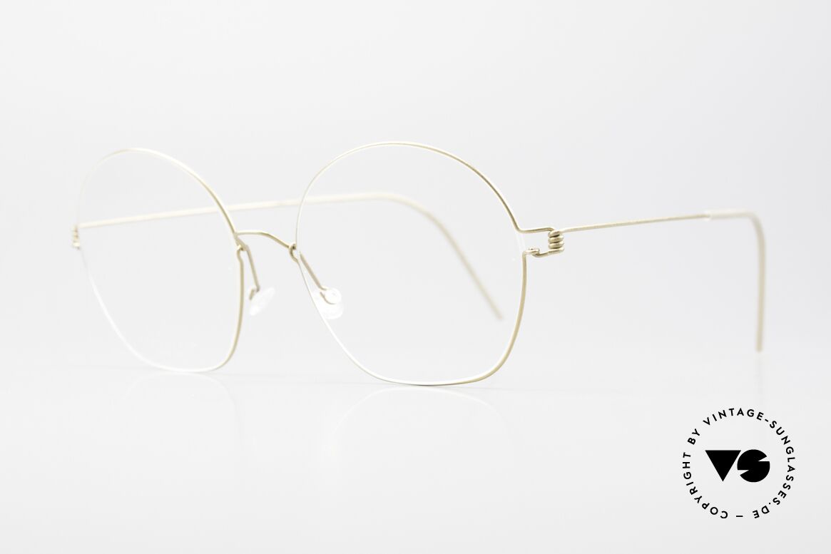 Lindberg Jane Air Titan Rim Edle Frauen Designerbrille, in (L) Größe 53-17, mit einer Bügellänge von 135mm, Passend für Damen