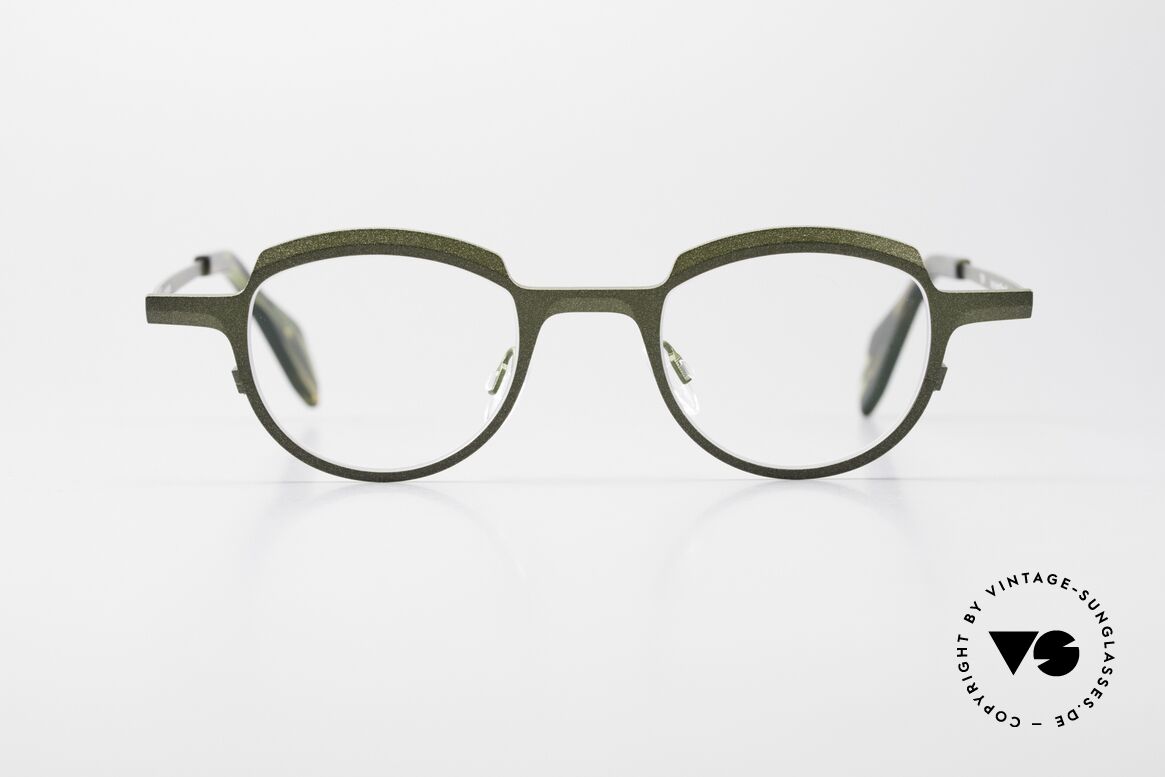 Theo Belgium Asscher Panto Designerbrille Titanium, Damen- und Herrenbrille zugleich; Panto Shape, Passend für Herren und Damen
