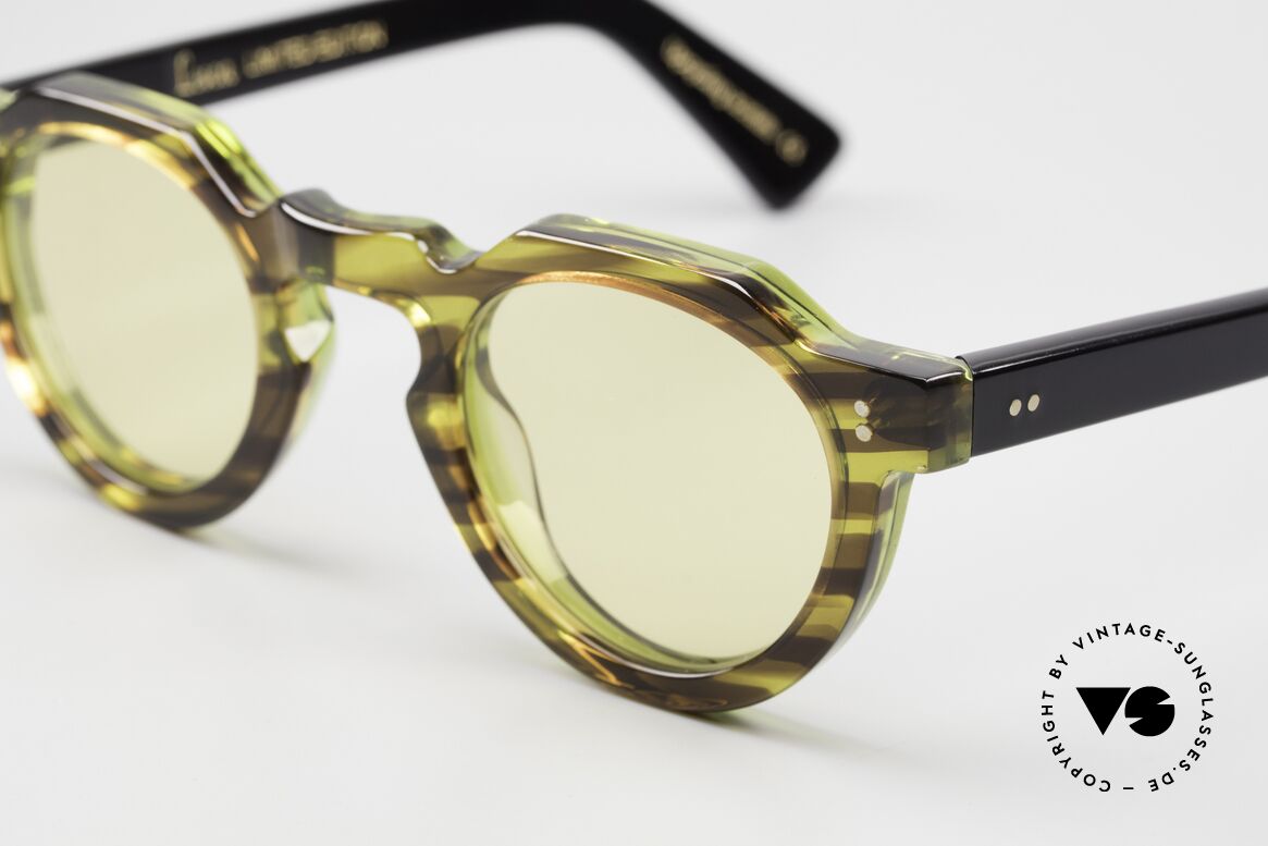 Lesca Crown Panto 8mm Sonnenbrille Upcycling, Lesca hat seine 60er Modelle identisch reproduziert, Passend für Herren und Damen