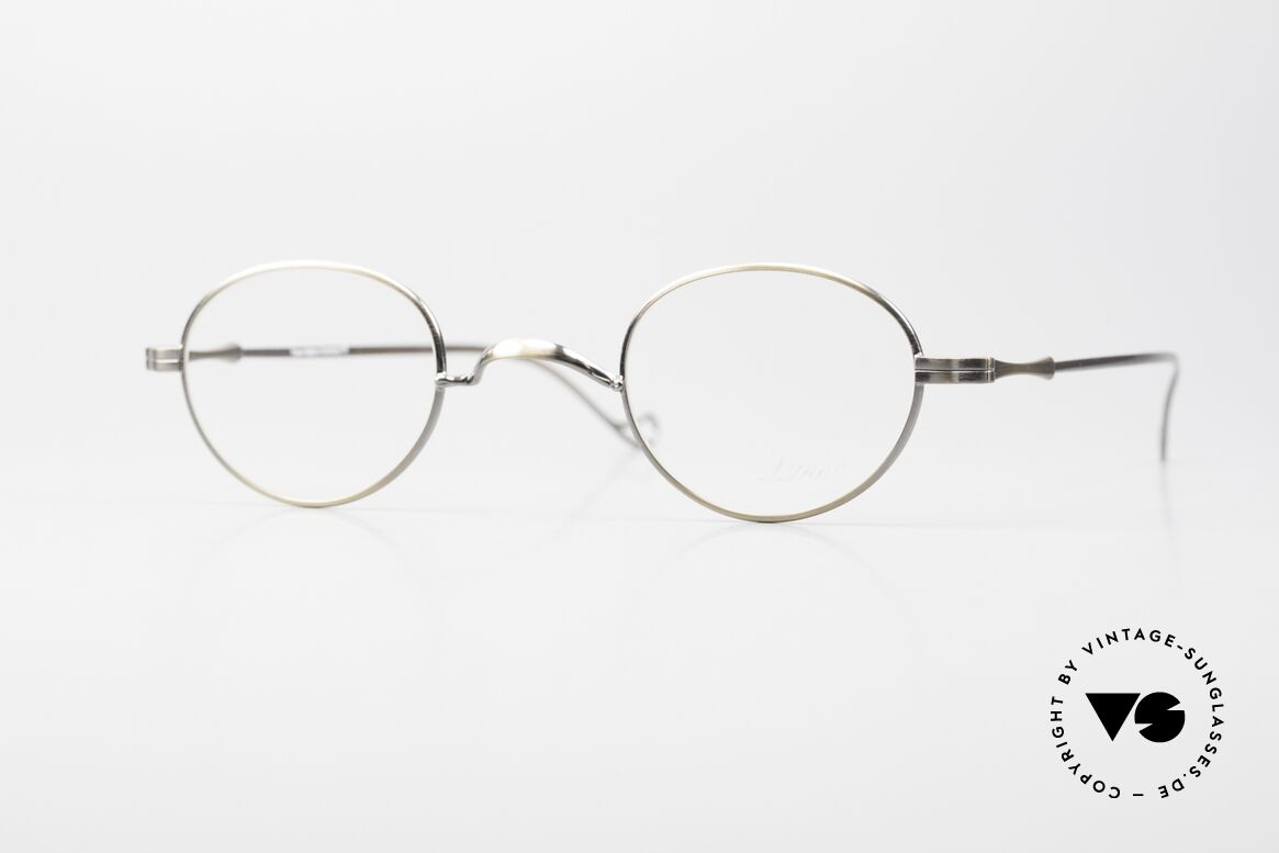 Lunor II 20 Kleine 90er Brille Antik Gold, vintage Lunor Brille aus der alten Lunor "II" Serie, Passend für Herren und Damen