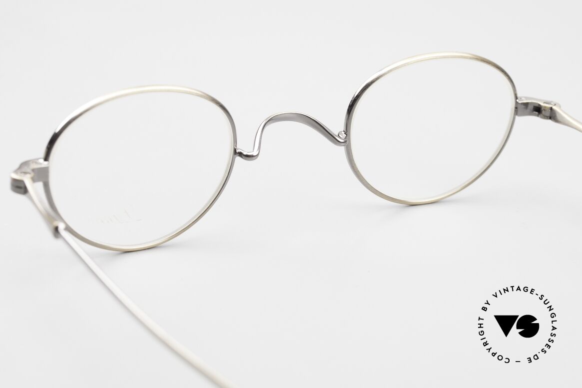 Lunor II 20 Kleine 90er Brille Antik Gold, Größe: small, Passend für Herren und Damen