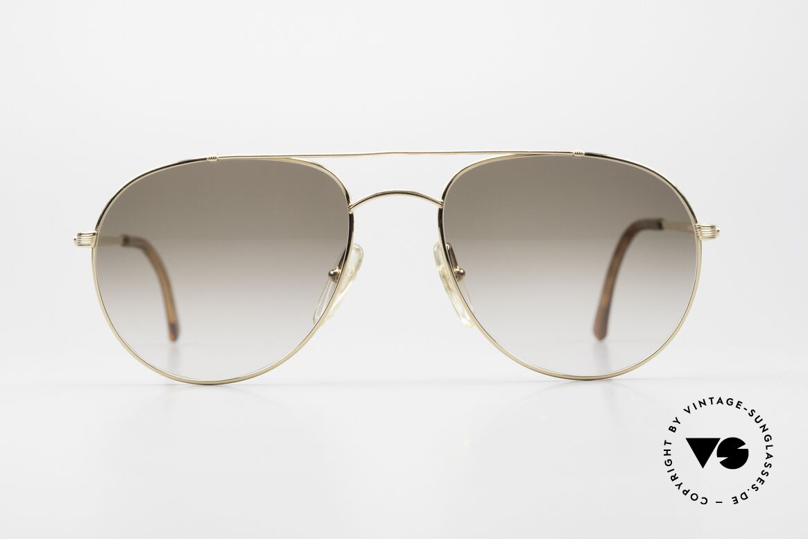 Christian Dior 2488 Alte 80er Pilotensonnenbrille, TOP-Qualität (komplette Fassung ist vergoldet), Passend für Herren