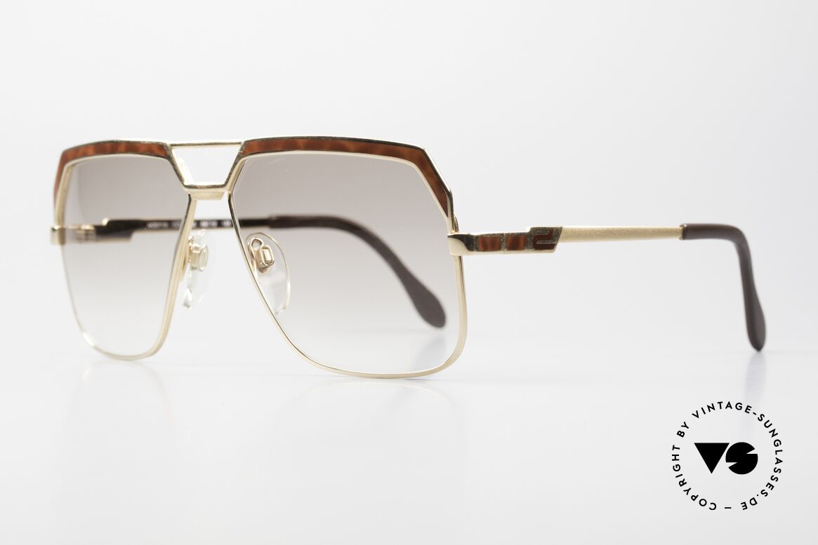 Cazal 719 Rare Alte 80er Brille Vergoldet, einfach nur 'Old School', mehr 'vintage' geht nicht, Passend für Herren