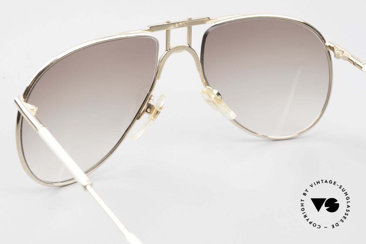 Aigner EA3 Noble 80er Sonnenbrille Leder, Größe: medium, Passend für Herren