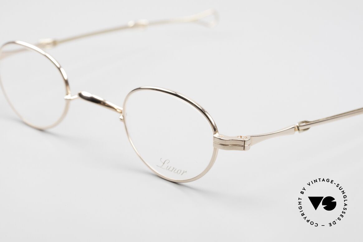 Lunor I 03 Telescopic Limited Edition Rose Gold, ausziehbare Brillenbügel (= teleskopartige Bügel), Passend für Herren und Damen