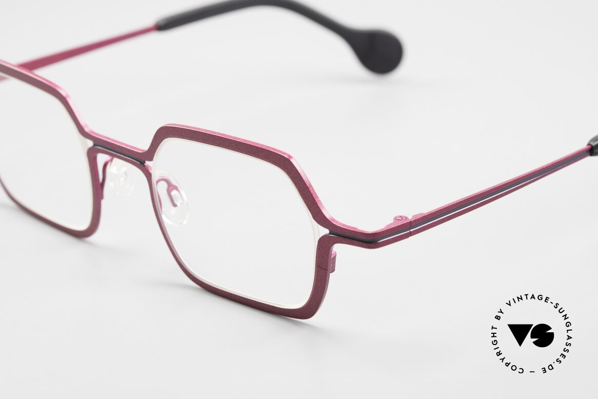 Theo Belgium Line Damenbrille Pink Metallic, origineller Farbcode: 339 ("dunkel pink" metallic), Passend für Damen