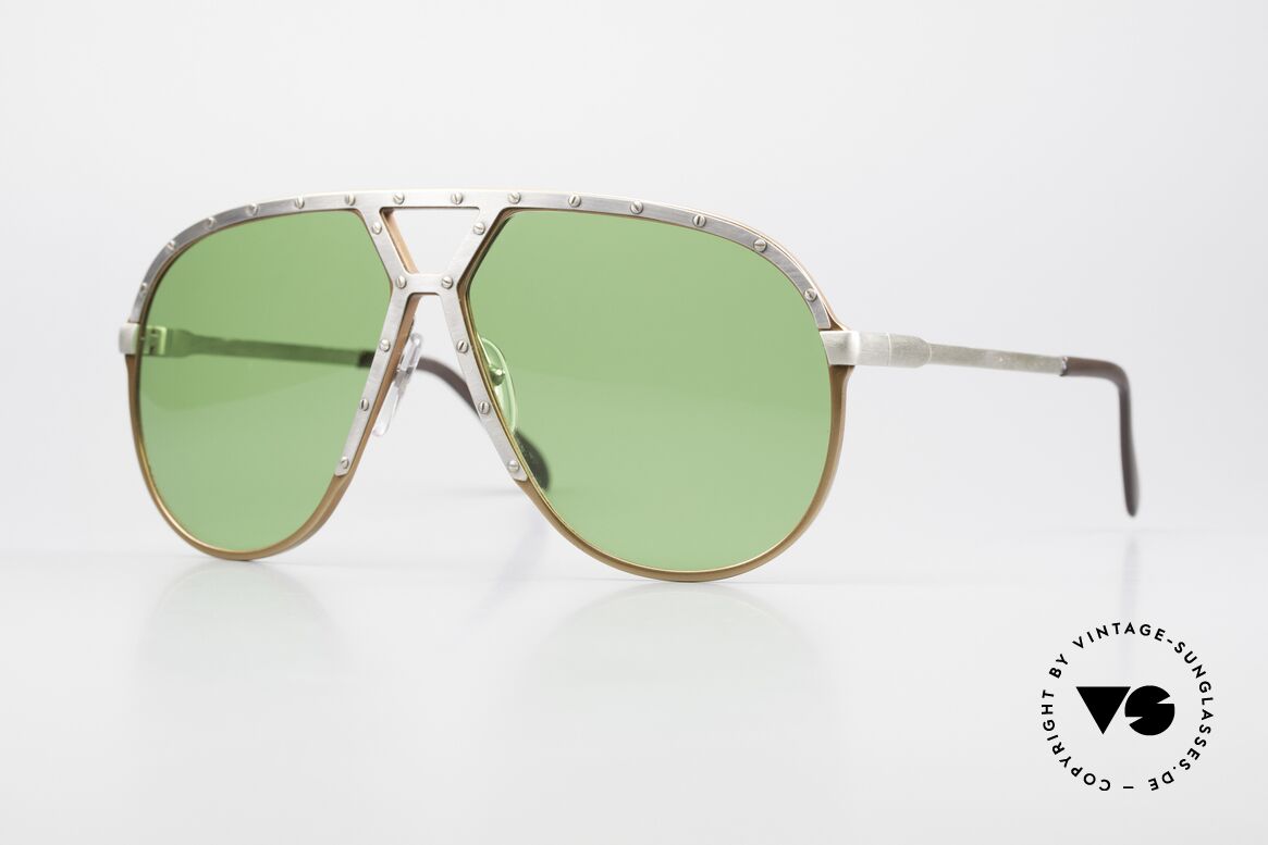 Alpina M1 80er Brille Glas Apfelgrün, sehr seltene ALPINA M1 Sonnenbrille von 1986, Passend für Herren