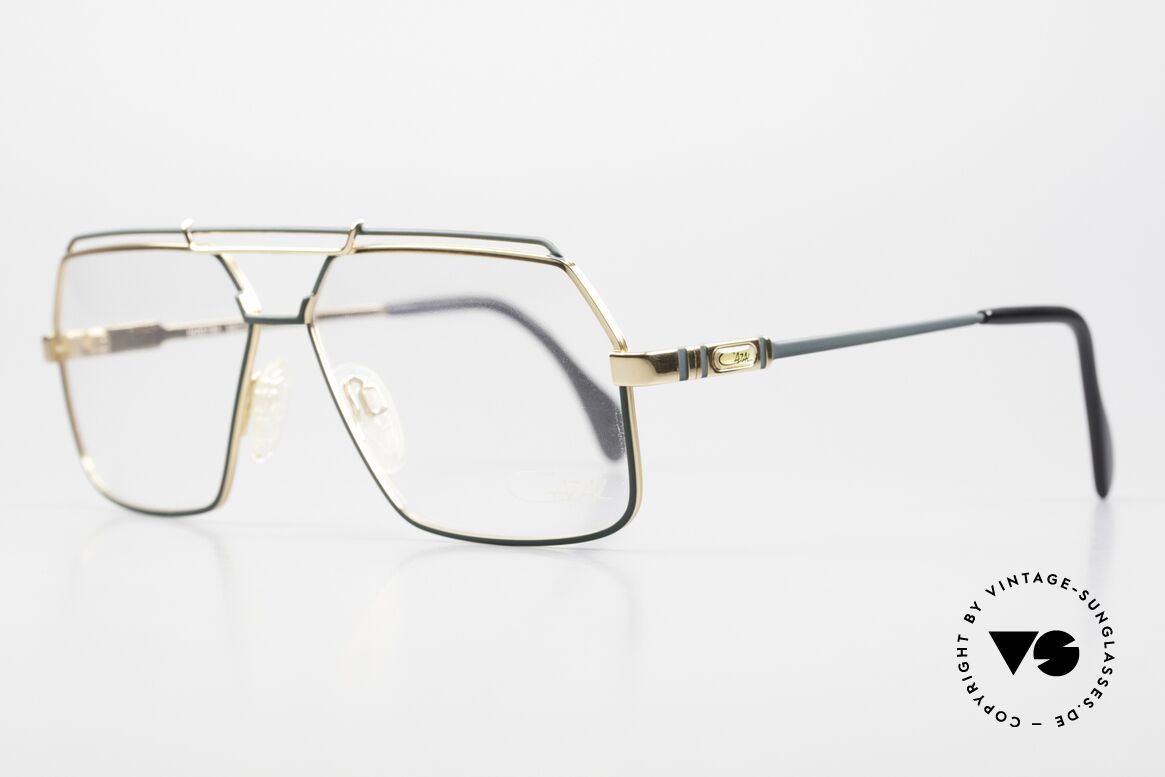 Cazal 734 80er Herrenbrille W. Germany, markante 'Gentleman Brille' mit feinem Doppelsteg, Passend für Herren