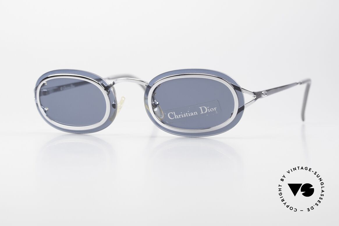 Christian Dior 2970 Sonnenbrille Randlos Oval, sehr markantes Sonnenbrillendesign von C. DIOR, Passend für Herren und Damen