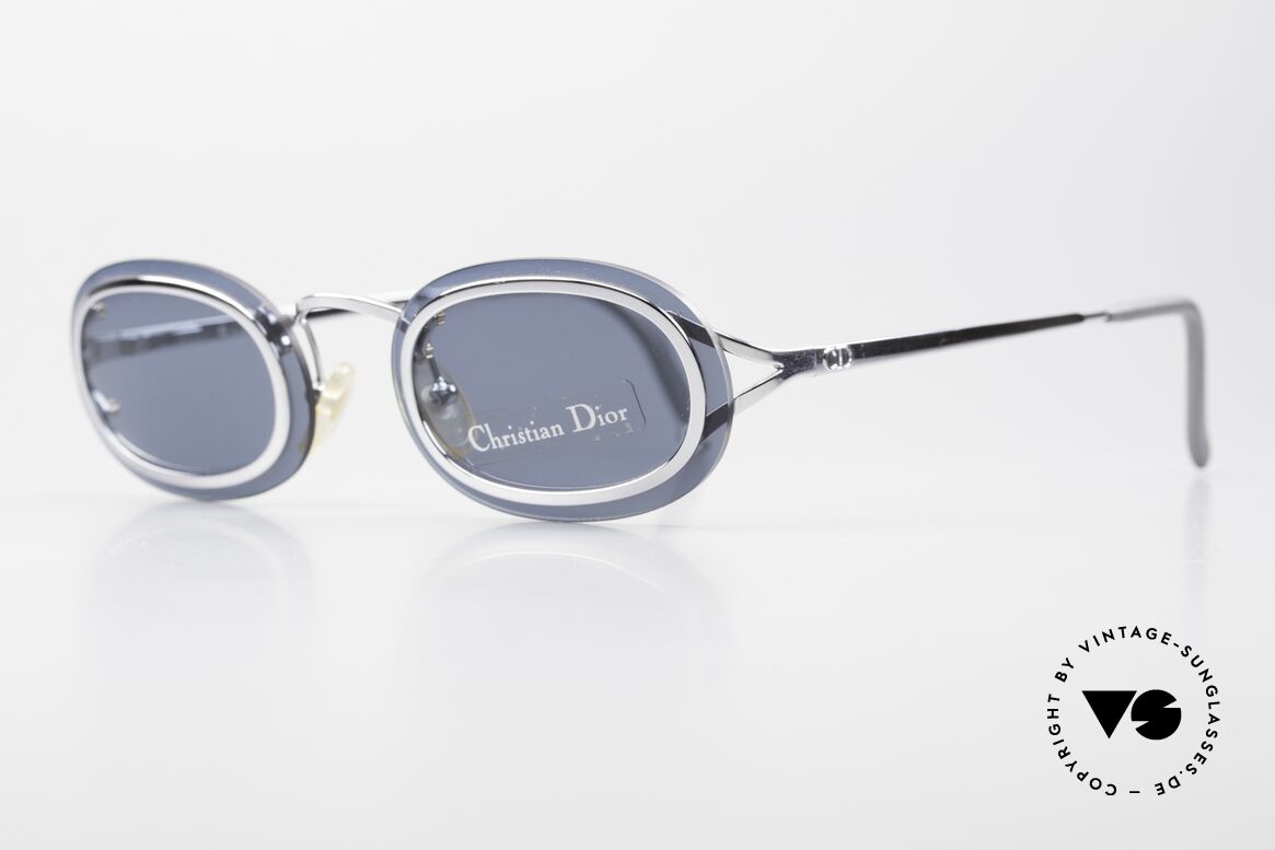 Christian Dior 2970 Sonnenbrille Randlos Oval, randlose Rahmenkonstruktion mit Federscharnieren, Passend für Herren und Damen