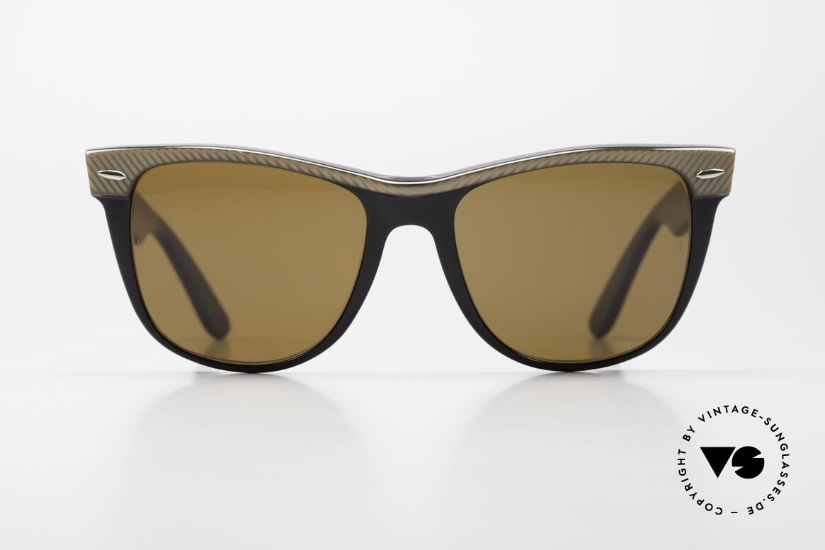 Ray Ban Wayfarer II Original USA B&L Wayfarer, Bausch & Lomb Qualitätsgläser (100% UV-Schutz), Passend für Herren und Damen