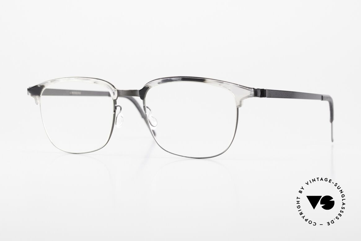 Lindberg 9835 Strip Titanium Designerbrille Ladies & Gents, klassische Lindberg Strip Titanium Brille von 2019, Passend für Herren und Damen